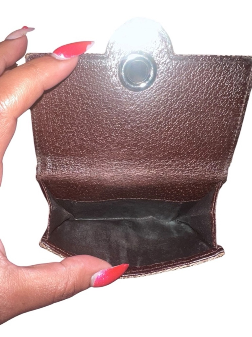 Vintage Y2K Gucci GG Canvas Eclipse Compact Wallet - Picture 6 of 7